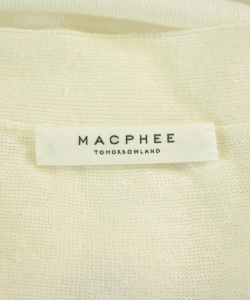 MACPHEE（マカフィー）カーディガン 白 サイズ:S レディース/2200725781040