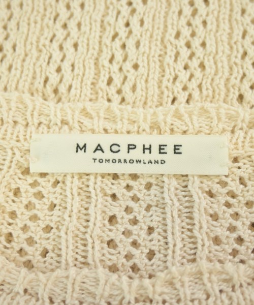 MACPHEE（マカフィー）ニット・セーター 白 サイズ:S レディース/2200728331075