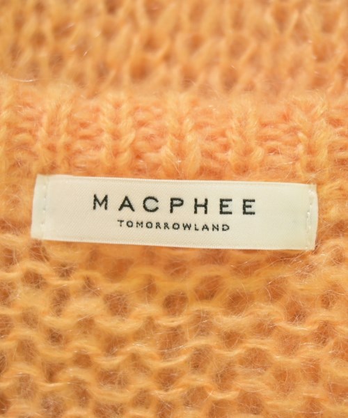 MACPHEE（マカフィー）ニット・セーター オレンジ サイズ:S レディース/2200717175024