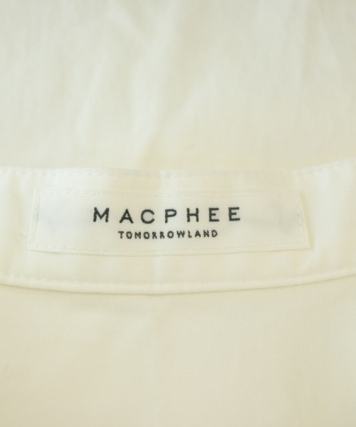 MACPHEE（マカフィー）ブラウス 白 サイズ:36(M位) レディース/2200715827024