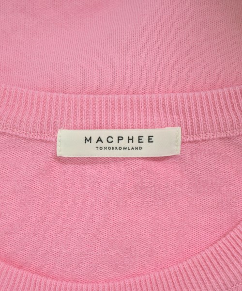 MACPHEE（マカフィー）ニット・セーター ピンク サイズ:S レディース/2200716893042
