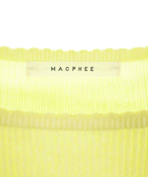 MACPHEE（マカフィー）ニット・セーター 黄 サイズ:S レディース/2200718638078