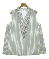 MACPHEE（マカフィー）ブラウス 青 サイズ:36(M位) レディース/2200717745012