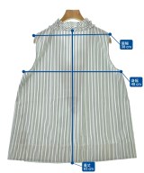 MACPHEE（マカフィー）ブラウス 青 サイズ:36(M位) レディース/2200717745012