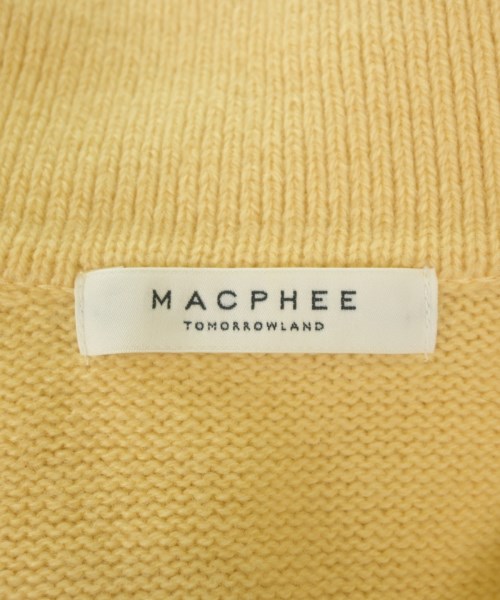 MACPHEE（マカフィー）ニット・セーター 黄 サイズ:36(M位) レディース/2200720744118