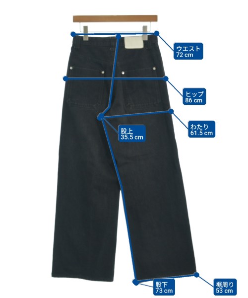 MACPHEE（マカフィー）デニムパンツ 黒 サイズ:36(M位) レディース/2200721019130
