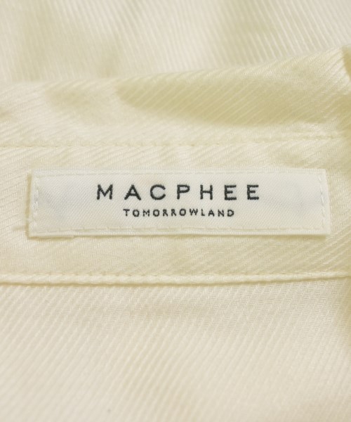 MACPHEE（マカフィー）ブラウス 白 サイズ:36(M位) レディース/2200715387122