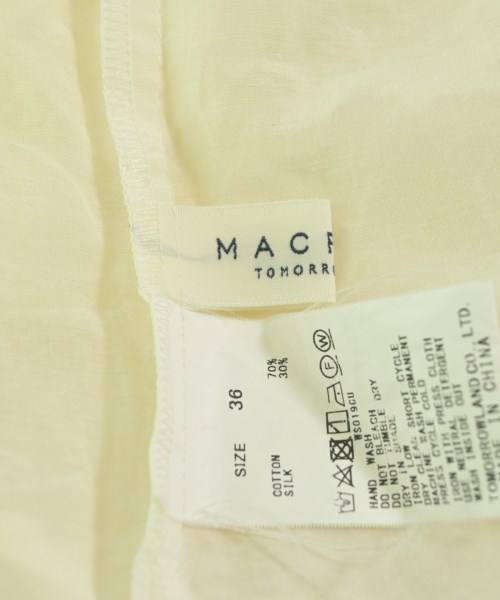MACPHEE（マカフィー）ブラウス 白 サイズ:36(M位) レディース/2200721542072