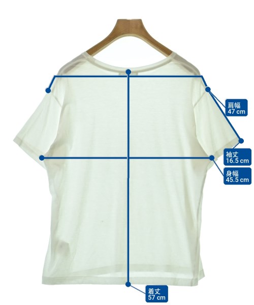 MACPHEE（マカフィー）Tシャツ・カットソー 白 サイズ:S レディース/2200717757152