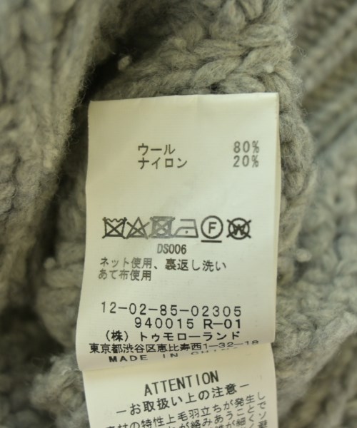 MACPHEE（マカフィー）ニット・セーター グレー サイズ:S レディース/2200718048075