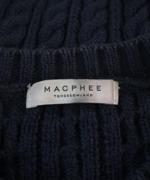 MACPHEE（マカフィー）カーディガン 紺 サイズ:S レディース/2200722155011