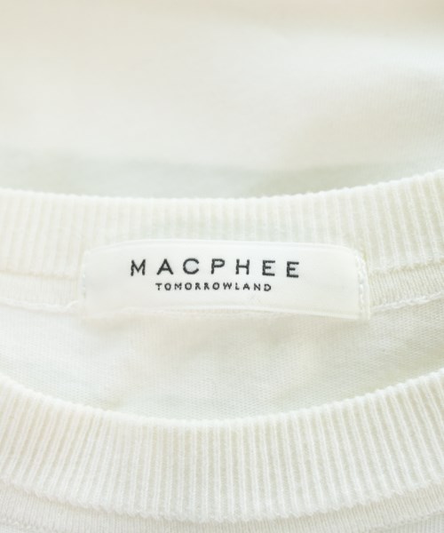 MACPHEE（マカフィー）Tシャツ・カットソー 白 サイズ:S レディース/2200715135037