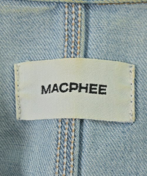 MACPHEE（マカフィー）デニムジャケット 青 サイズ:38(L位) レディース/2200719670060