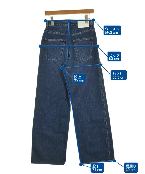 MACPHEE（マカフィー）デニムパンツ 紺 サイズ:36(M位) レディース/2200718898045