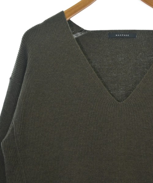 MACPHEE（マカフィー）ニット・セーター 茶 サイズ:S レディース/2200723138044