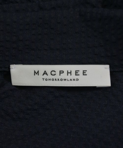 MACPHEE（マカフィー）カジュアルシャツ 紺 サイズ:36(M位) レディース/2200714751078
