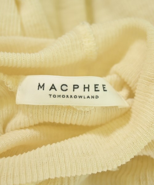 MACPHEE（マカフィー）ニット・セーター 黄 サイズ:S レディース/2200719040061