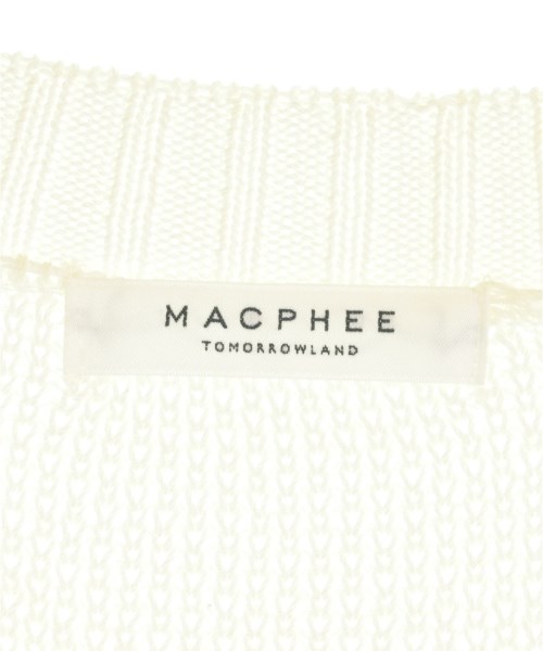 MACPHEE（マカフィー）ニット・セーター 白 サイズ:S レディース/2200719709036