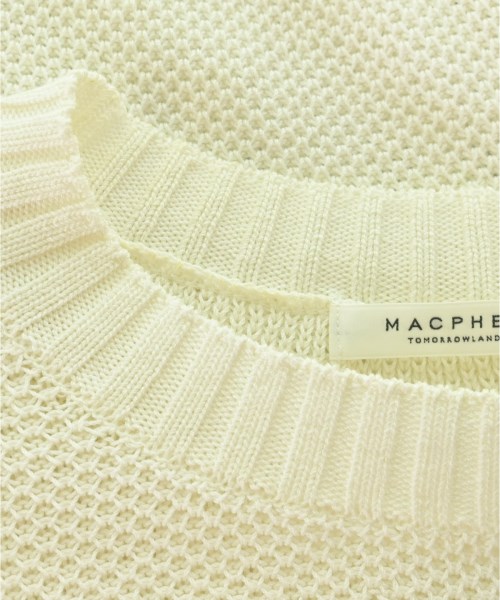 MACPHEE（マカフィー）ニット・セーター 白 サイズ:S レディース/2200719709036