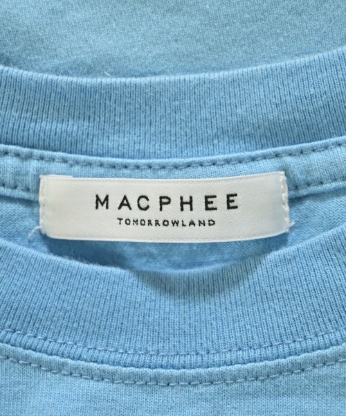 MACPHEE（マカフィー）Tシャツ・カットソー 青 サイズ:S レディース/2200723768012