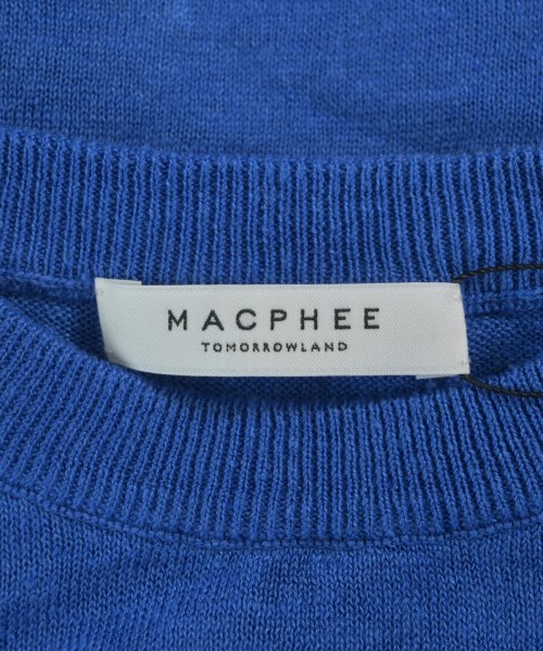 MACPHEE（マカフィー）ニット・セーター 青 サイズ:S レディース/2200719952074