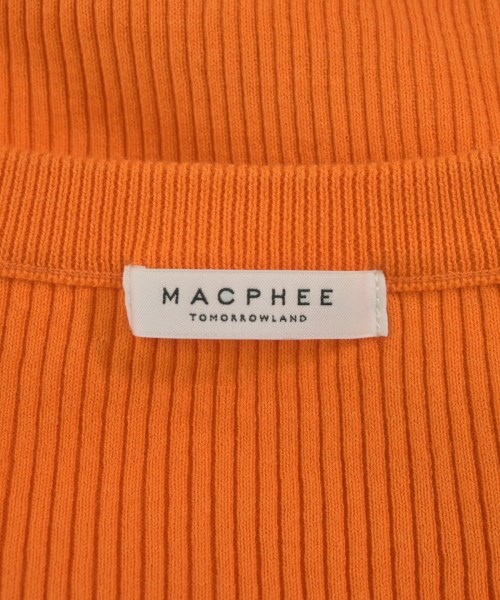 MACPHEE（マカフィー）カーディガン オレンジ サイズ:S レディース/2200721306155