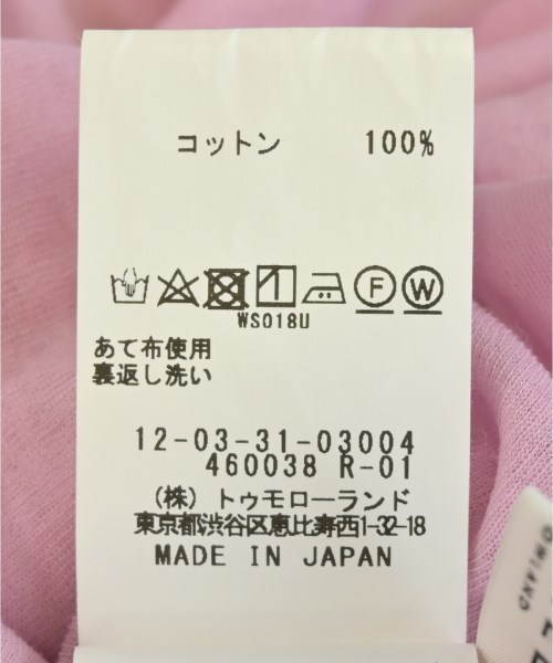 MACPHEE（マカフィー）Tシャツ・カットソー ピンク サイズ:S レディース/2200721934020