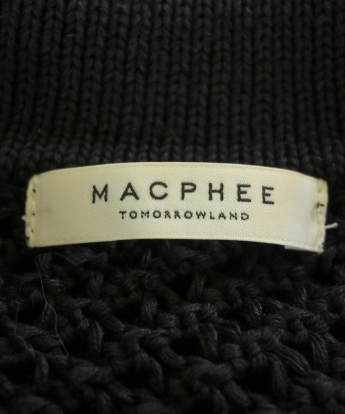 MACPHEE（マカフィー）ニット・セーター 黒 サイズ:S レディース/2200725903053