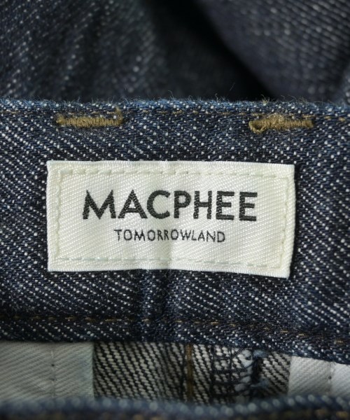 MACPHEE（マカフィー）デニムパンツ 紺 サイズ:32(XS位) レディース/2200703575166