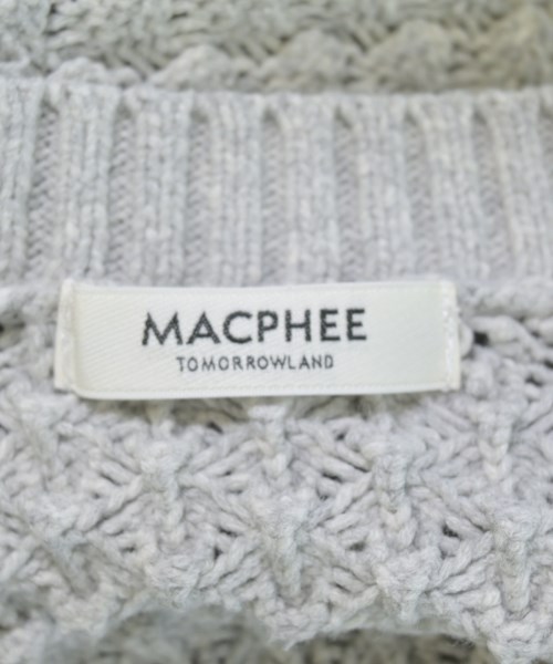 MACPHEE（マカフィー）ニット・セーター グレー サイズ:S レディース/2200727931023