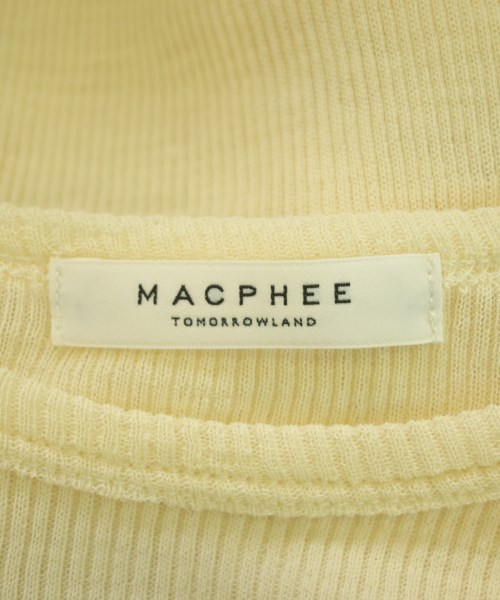 MACPHEE（マカフィー）ニット・セーター 黄 サイズ:S レディース/2200728273016