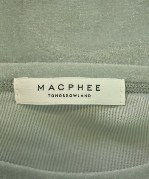 MACPHEE（マカフィー）Tシャツ・カットソー 緑 サイズ:S レディース/2200728273030
