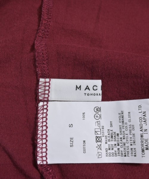MACPHEE（マカフィー）ニット・セーター 赤 サイズ:S レディース/2200728273115