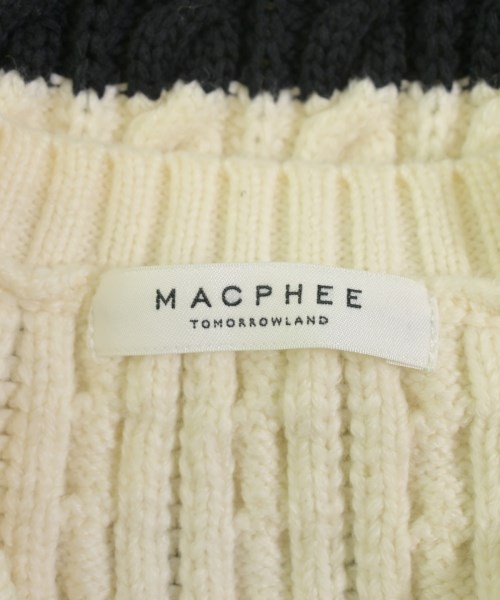 MACPHEE（マカフィー）カーディガン 白 サイズ:S レディース/2200720985030