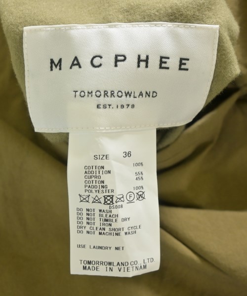 MACPHEE（マカフィー）その他 カーキ サイズ:36(M位) レディース/2200723165019