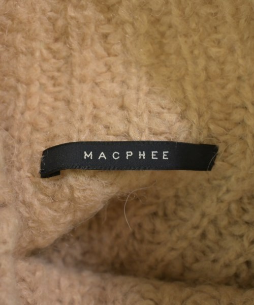 MACPHEE（マカフィー）ニット・セーター ベージュ サイズ:S レディース/2200723735090