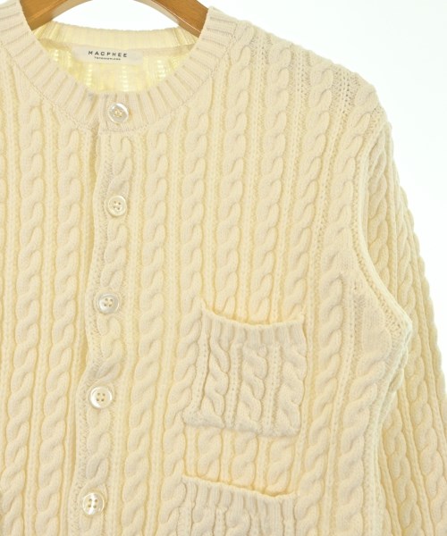 MACPHEE（マカフィー）カーディガン 白 サイズ:S レディース/2200662423089