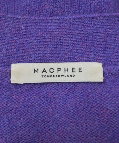 MACPHEE（マカフィー）カーディガン 紫 サイズ:S レディース/2200676634037