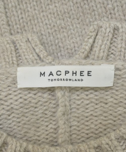 MACPHEE（マカフィー）ニット・セーター ベージュ サイズ:S レディース/2200678374016