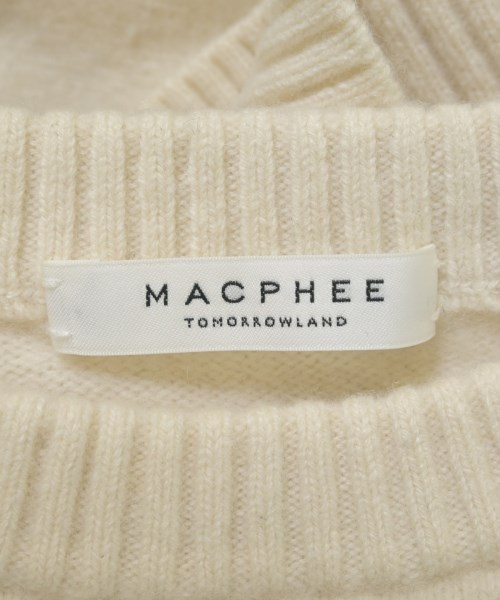 MACPHEE（マカフィー）ニット・セーター 白 サイズ:S レディース/2200683033014