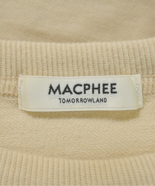 MACPHEE（マカフィー）スウェット ベージュ サイズ:S レディース/2200679700050