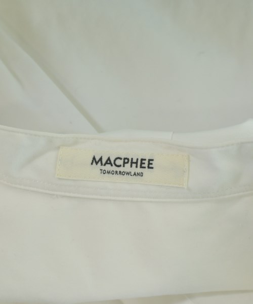 MACPHEE（マカフィー）ブラウス 白 サイズ:36(M位) レディース/2200683791020