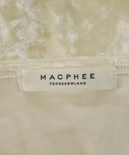 MACPHEE（マカフィー）Tシャツ・カットソー 白 サイズ:S レディース/2200684230061