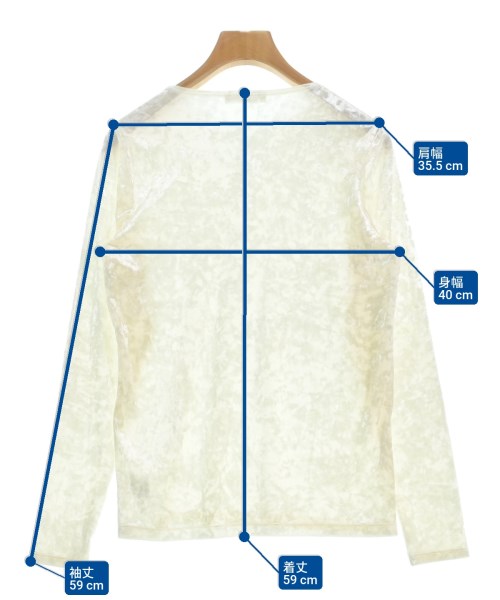 MACPHEE（マカフィー）Tシャツ・カットソー 白 サイズ:S レディース/2200684230061