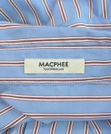 MACPHEE（マカフィー）カジュアルシャツ 青 サイズ:36(M位) レディース/2200681388208