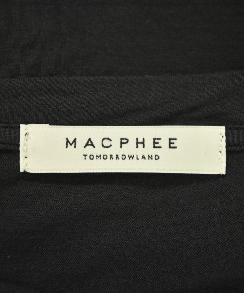 MACPHEE（マカフィー）Tシャツ・カットソー 黒 サイズ:S レディース/2200685434055
