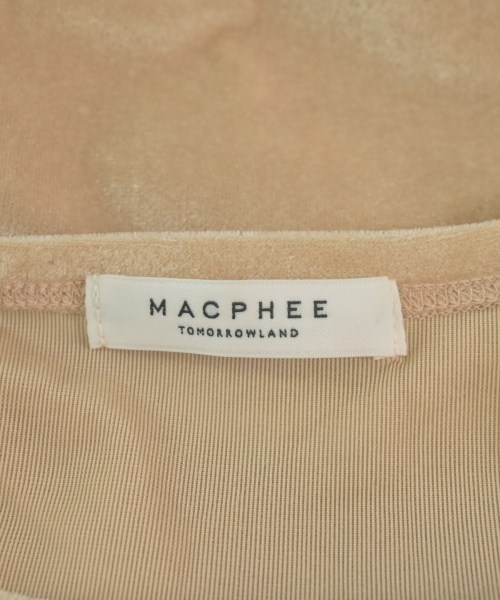 MACPHEE（マカフィー）Tシャツ・カットソー ベージュ サイズ:S レディース/2200681333093