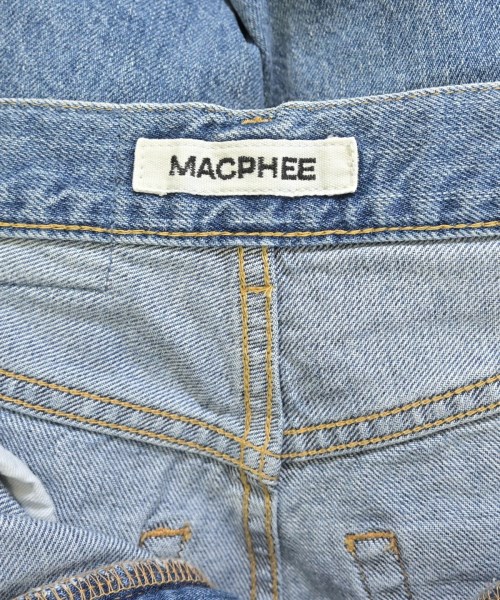 MACPHEE（マカフィー）デニムパンツ 青 サイズ:32(XS位) レディース/2200681333161