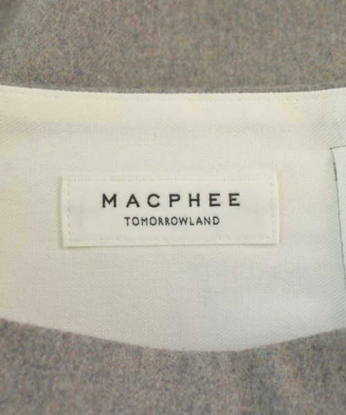 MACPHEE（マカフィー）ひざ丈スカート グレー サイズ:36(M位) レディース/2200685710036