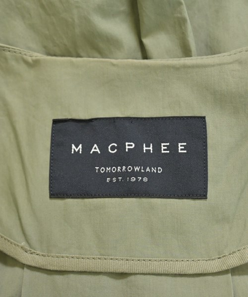 MACPHEE（マカフィー）コート カーキ サイズ:36(M位) レディース/2200682918367